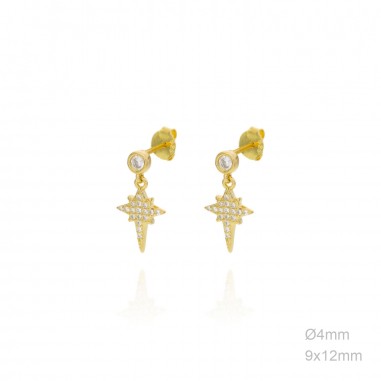 Boucles d'oreilles Zircons