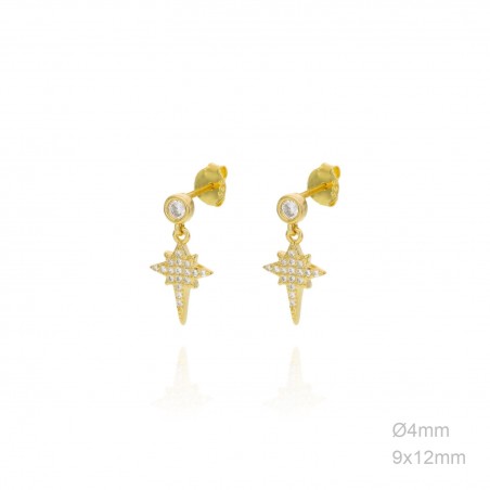 Boucles d'oreilles Zircons