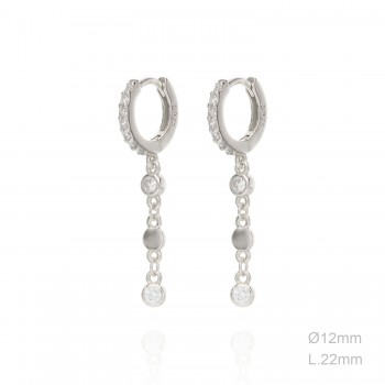 Boucles d'oreilles Zircons