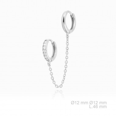 Boucles d'oreilles en Argent