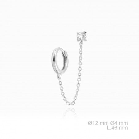 Boucles d'oreilles en Argent