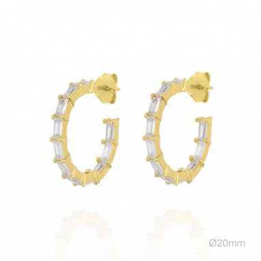 Boucles d'oreilles Zircons