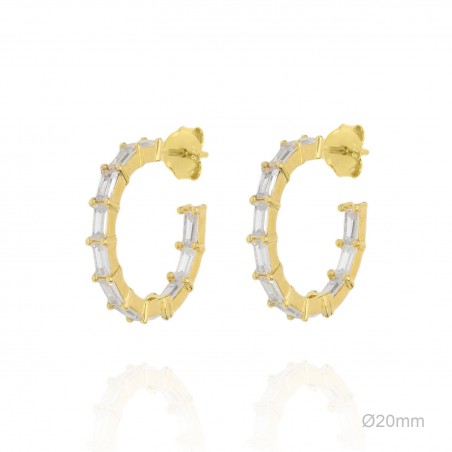 Boucles d'oreilles Zircons