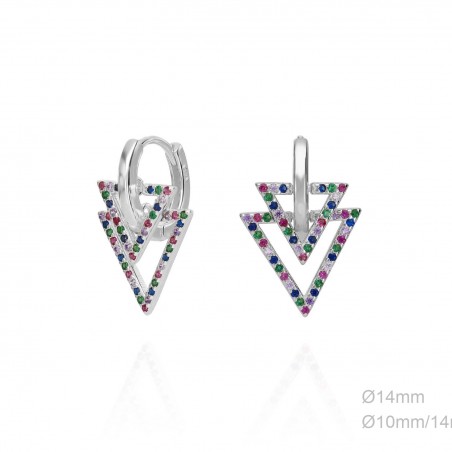 Boucles d'oreilles Zircons