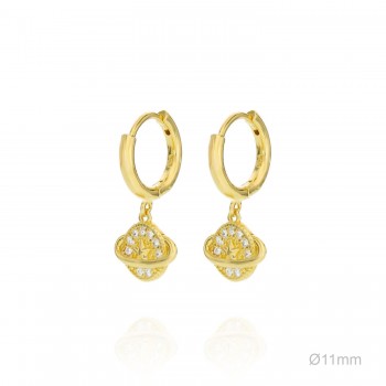 Boucles d'oreilles Zircons