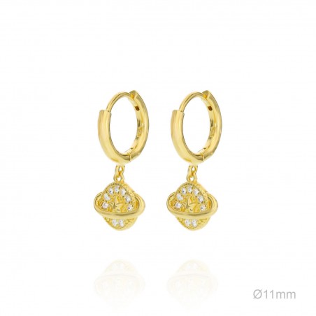 Boucles d'oreilles Zircons