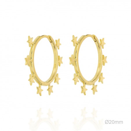 Boucles d'oreilles Argent lisse