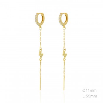 Boucles d'oreilles Zircons
