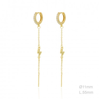 Boucles d'oreilles Zircons
