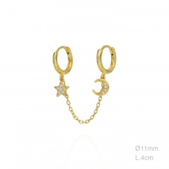 Boucles d'oreilles Zircons