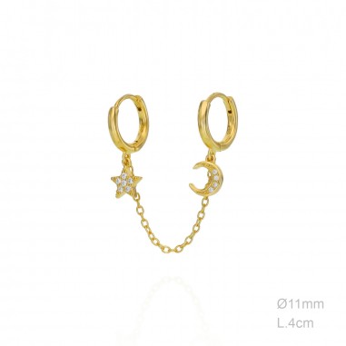 Boucles d'oreilles Zircons