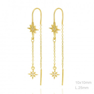 Boucles d'oreilles Zircons