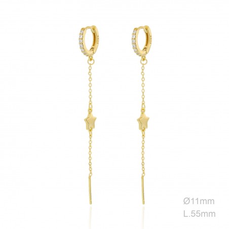 Boucles d'oreilles Zircons