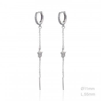 Boucles d'oreilles Zircons