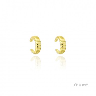 Earcuffs em Prata Esterlina
