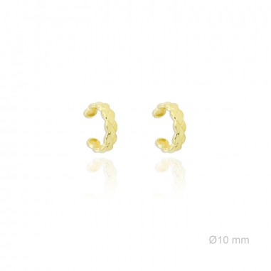 Earcuffs em Prata Esterlina