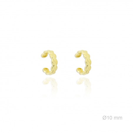 Earcuffs em Prata Esterlina