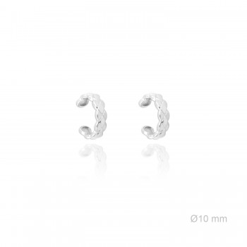 Earcuffs em Prata Esterlina