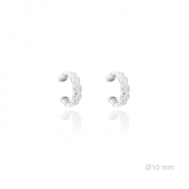 Earcuffs em Prata Esterlina