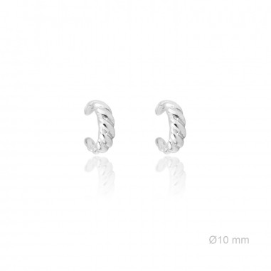 Earcuffs em Prata Esterlina