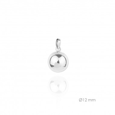 Llamador de Ángel de Plata de Ley 12mm