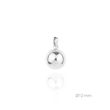 Llamador de Ángel de Plata de Ley 12mm