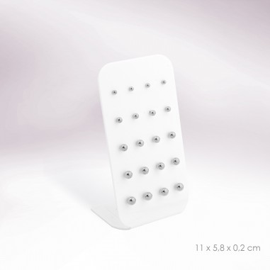 Display - 10 pairs of earrings (screw clasp)