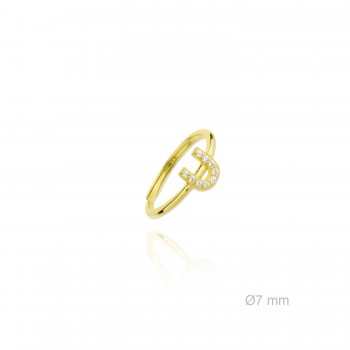 Bague en Argent | U