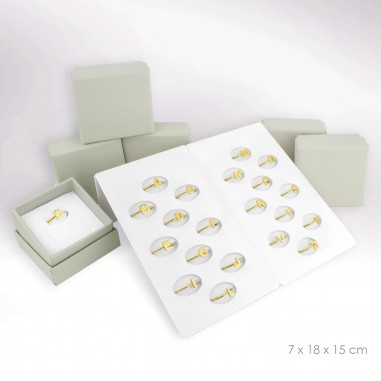 Display - 20 anéis (inclui 2 bases)