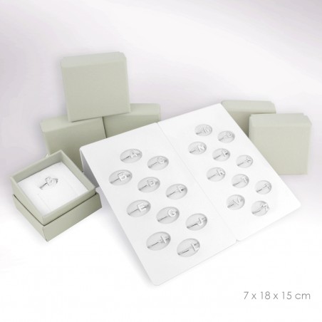 Display - 20 anéis (inclui 2 bases)