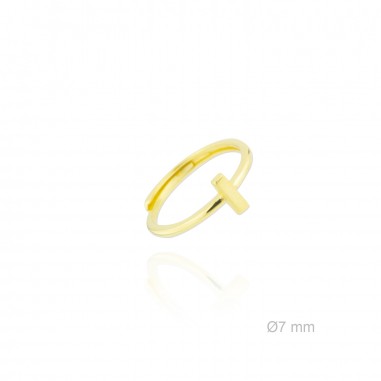 Bague en Argent | Lettre I