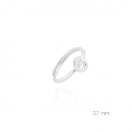 Bague en Argent | Lettre C