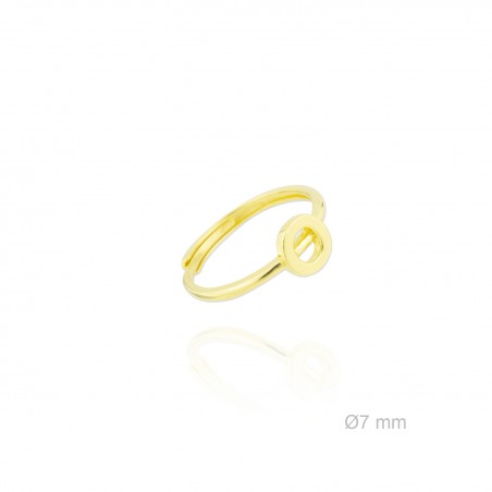 Bague en Argent | Lettre O