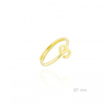 Silver ring | Letter S