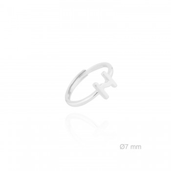 Silver ring | Letter H
