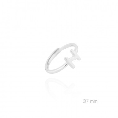Silver ring | Letter H