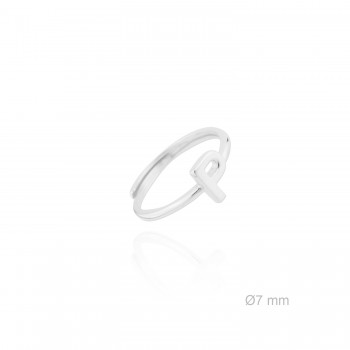 Bague en Argent | Lettre P