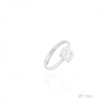 Silver ring | Letter B