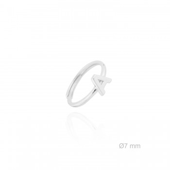 Bague en Argent | Lettre A