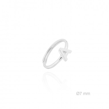 Silver ring | Letter A