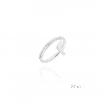 Silver ring | Letter F