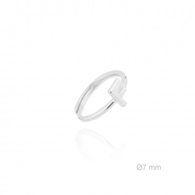 Silver ring | Letter F