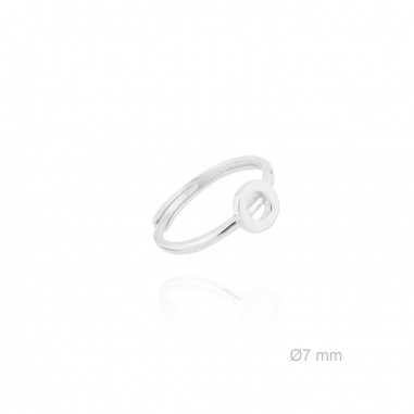 Silver ring | Letter O