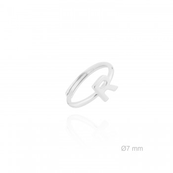 Bague en Argent | Lettre R