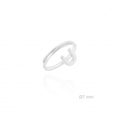 Silver ring | Letter U
