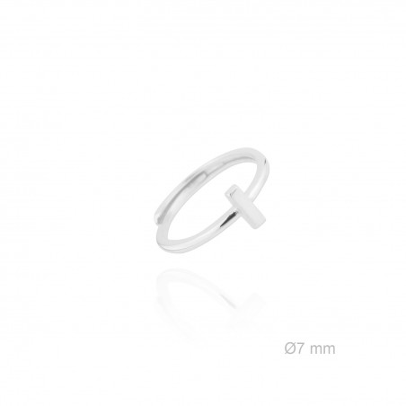 Silver ring | Letter I