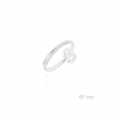 Bague en Argent | Lettre S