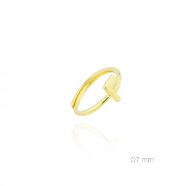 Silver ring | Letter F