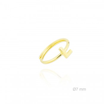 Bague en Argent | Lettre L