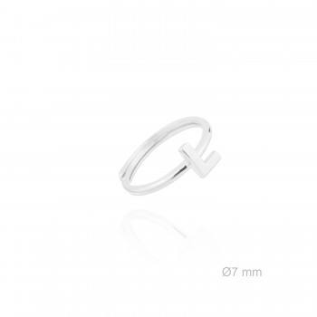Silver ring | Letter L